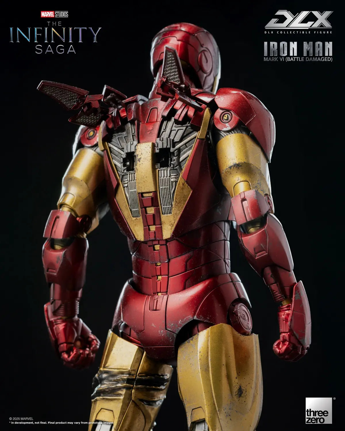 Threezero - Marvel Studios: The Infinity Saga DLX Iron Man Mark 6 Battle Damaged Version 3Z09180C0 (Licensed)