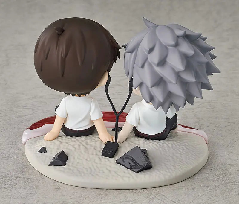 GSAS X GSC - Mini Memory Rebuild of Evangelion Shinji Ikari & Kaworu Nagisa Complete Figure (Licensed)