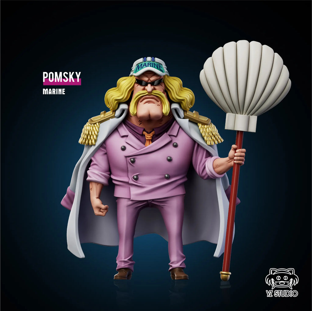 YZ Studio - One Piece Marine #44 Marine Vice Admiral Rako Rako no Mi Pomsky
