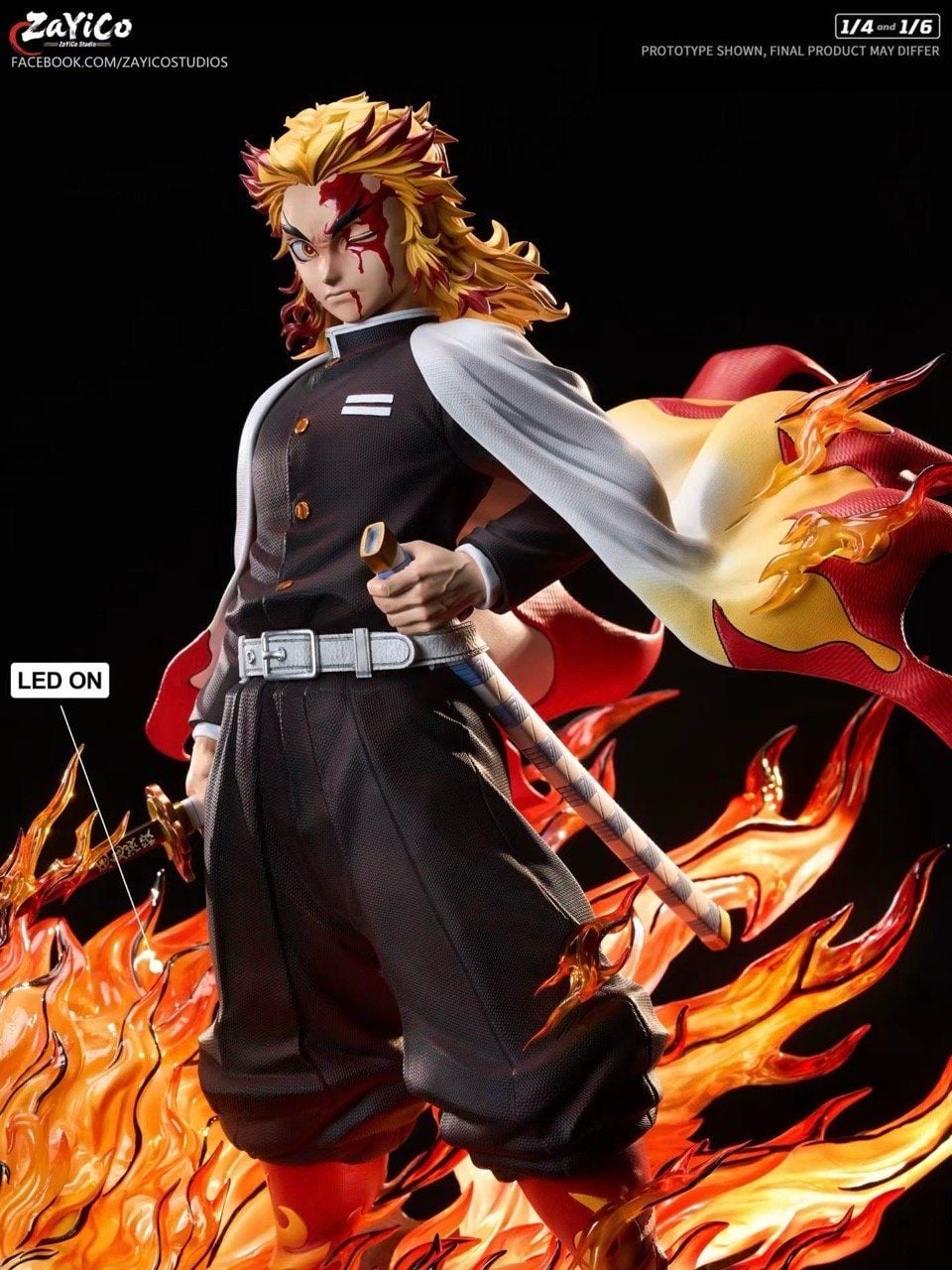 Zayico Studio - Flame Hashira Kyojuro Rengoku Demon Slayer