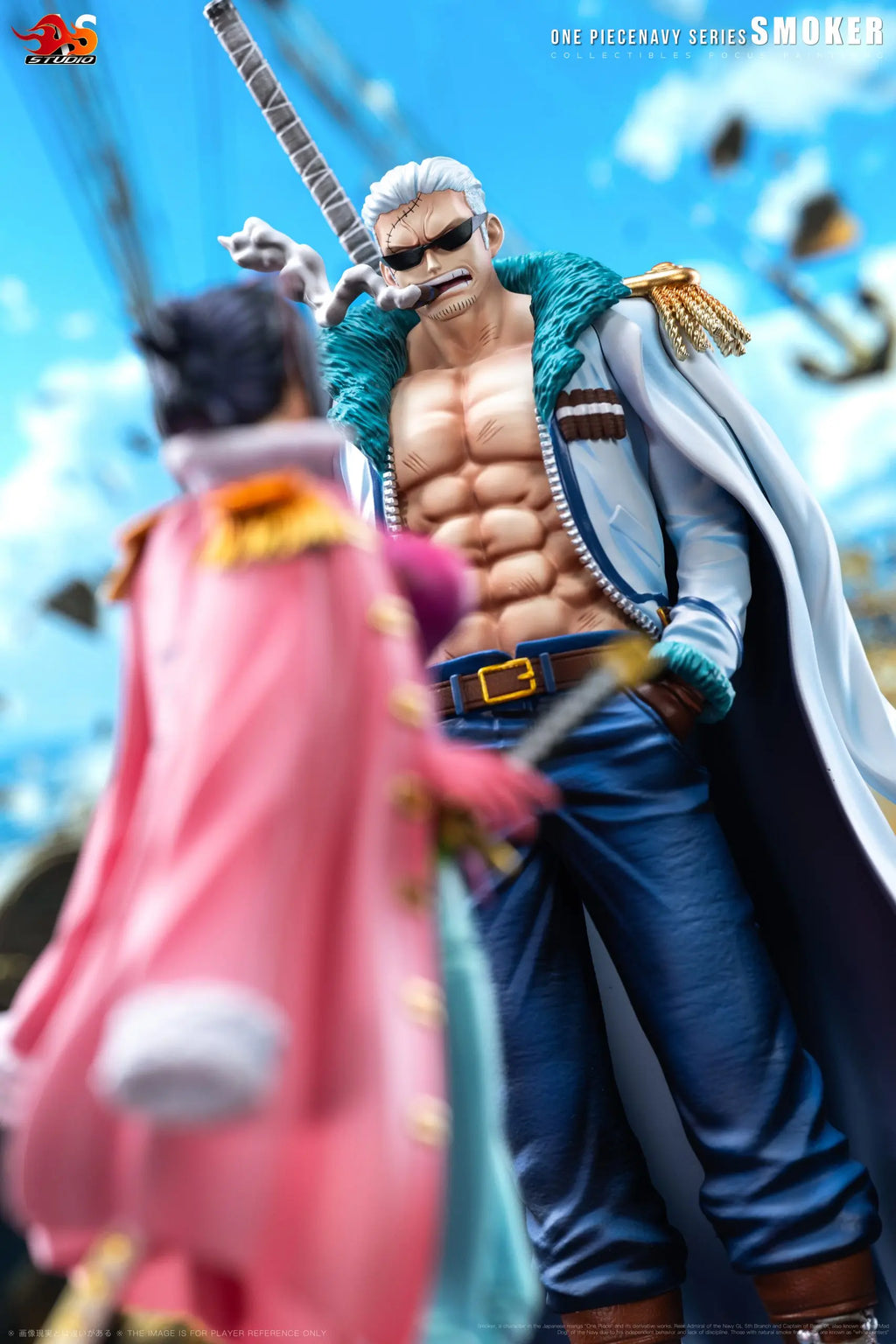 As Studio - One Piece Navy Smoker