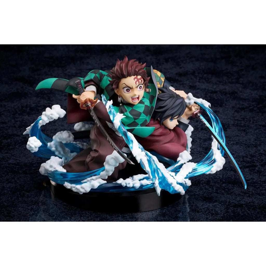 Aniplex - Demon Slayer: Kimetsu no Yaiba Tanjiro & Giyuu non-scale figure (Licensed)
