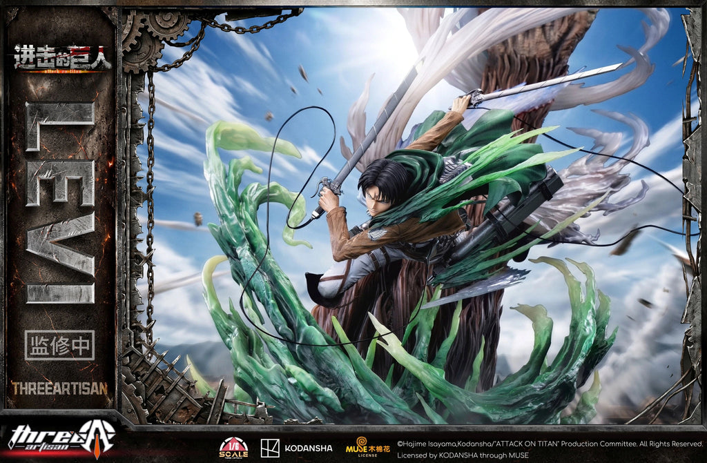 ThreeArtisan Estudio Levi vs Zeke Attack On Titan