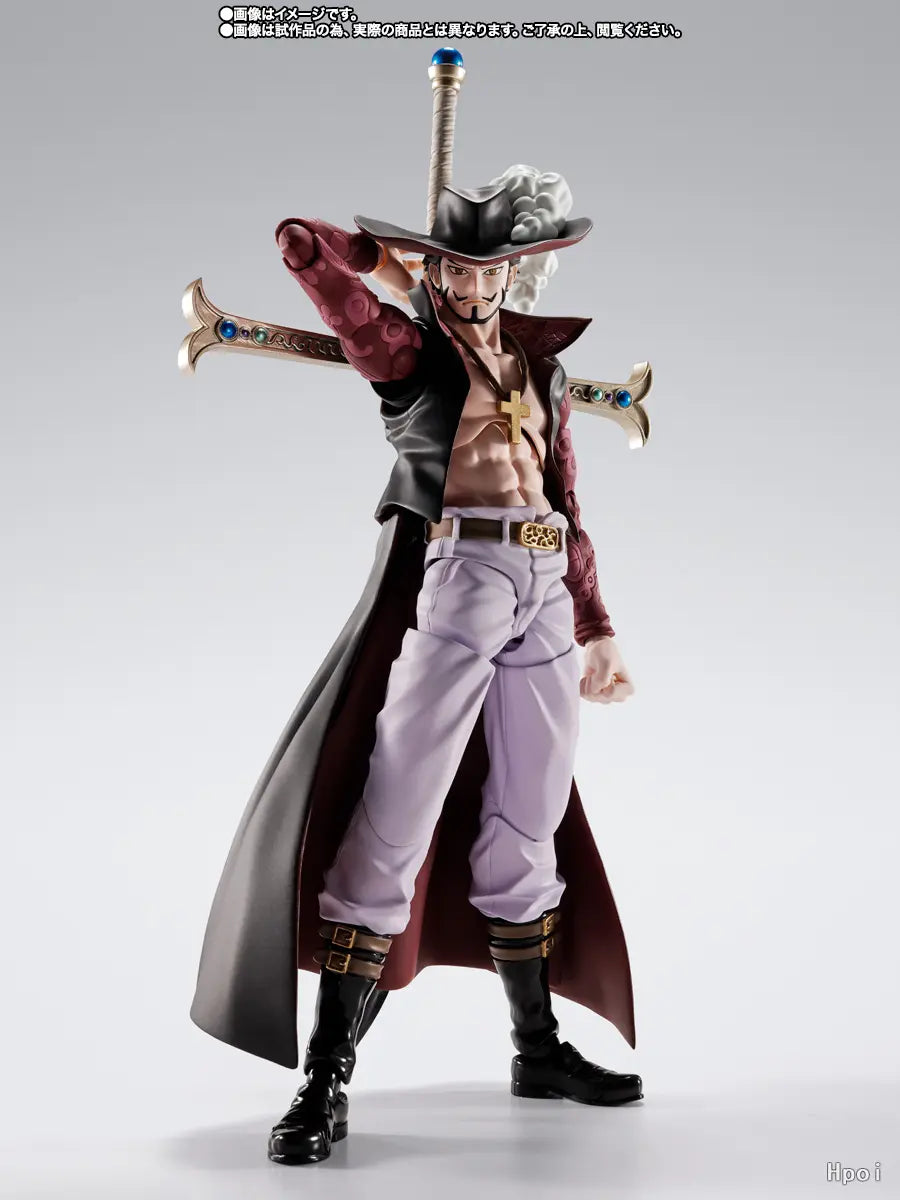 BANDAI - One Piece S.H.Figuarts Dracule Mihawk Hawkeye (Licensed)