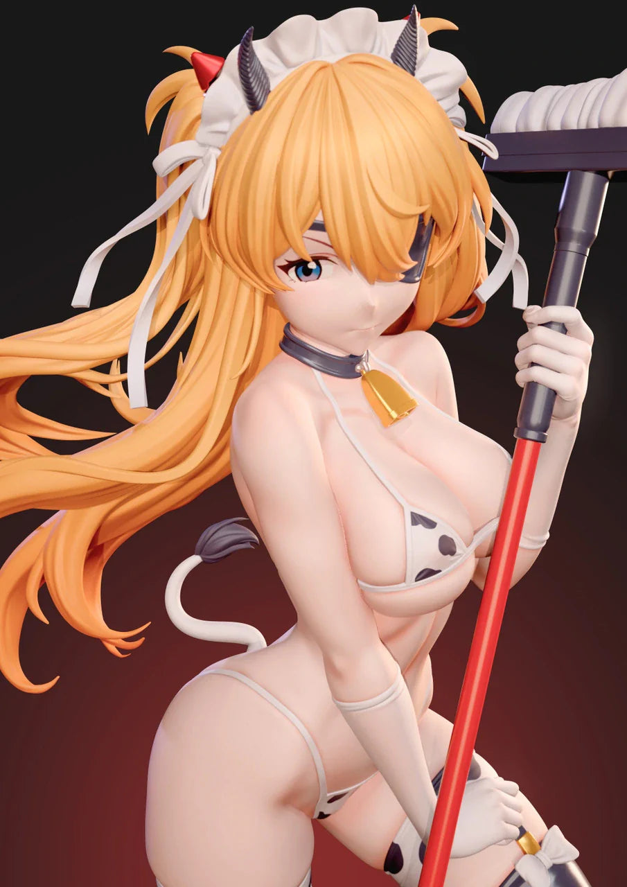 ZiYe Studio - Neon Genesis Evangelion Soryu Asuka Langley Cow Maid