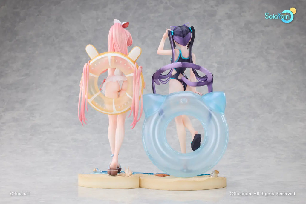 Solarain Toys - Original Cheshire Cat Mika & White Rabbit Rosu 1/7 Swimsuit ver. (Licensed)
