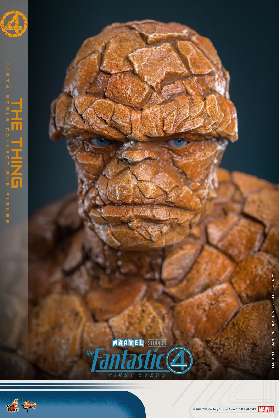 Hottoys - The Fantastic Four: First Steps Galactus Jumbo Sofvi Figure & The Thing 1/6th scale Collectible Figure SMS001J MMS813 (Licensed)