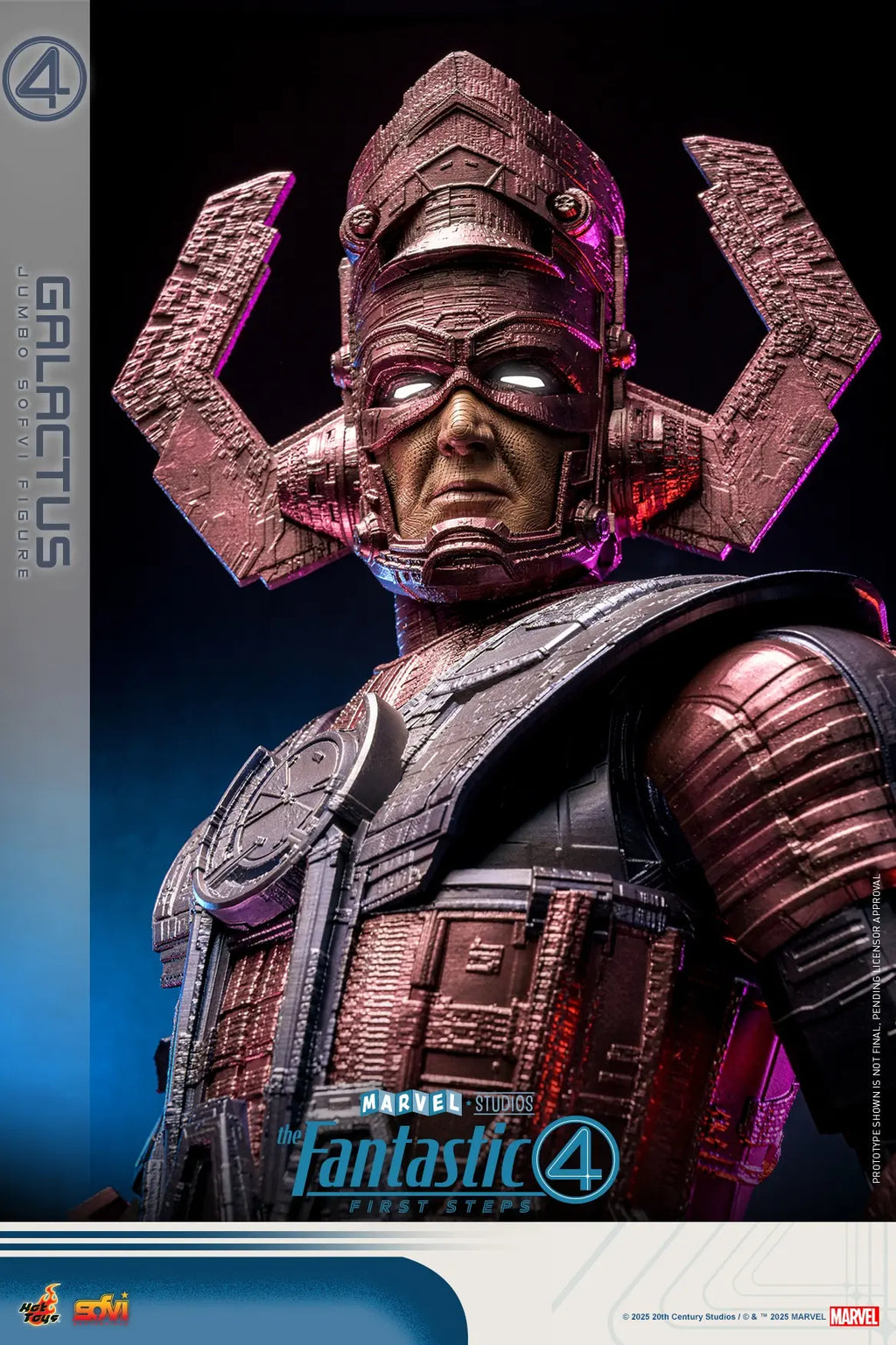 Hottoys - The Fantastic Four: First Steps Galactus Jumbo Sofvi Figure & The Thing 1/6th scale Collectible Figure SMS001J MMS813 (Licensed)