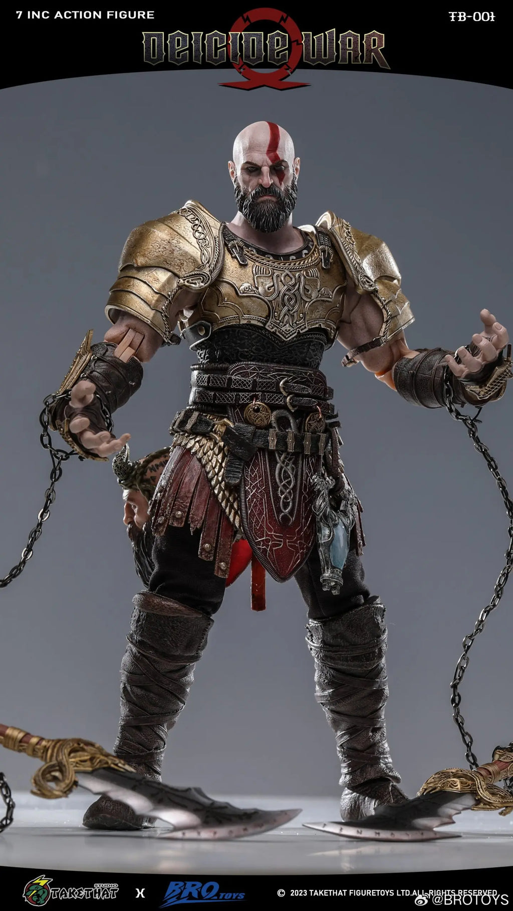 Brotoys Studio & TAKETHAT Studio - God of War Kratos ACTION FIGURE DEICIDE WAR DELUXE EDITION TB001