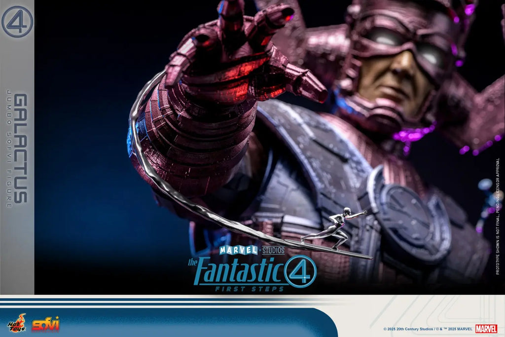 Hottoys - The Fantastic Four: First Steps Galactus Jumbo Sofvi Figure & The Thing 1/6th scale Collectible Figure SMS001J MMS813 (Licensed)