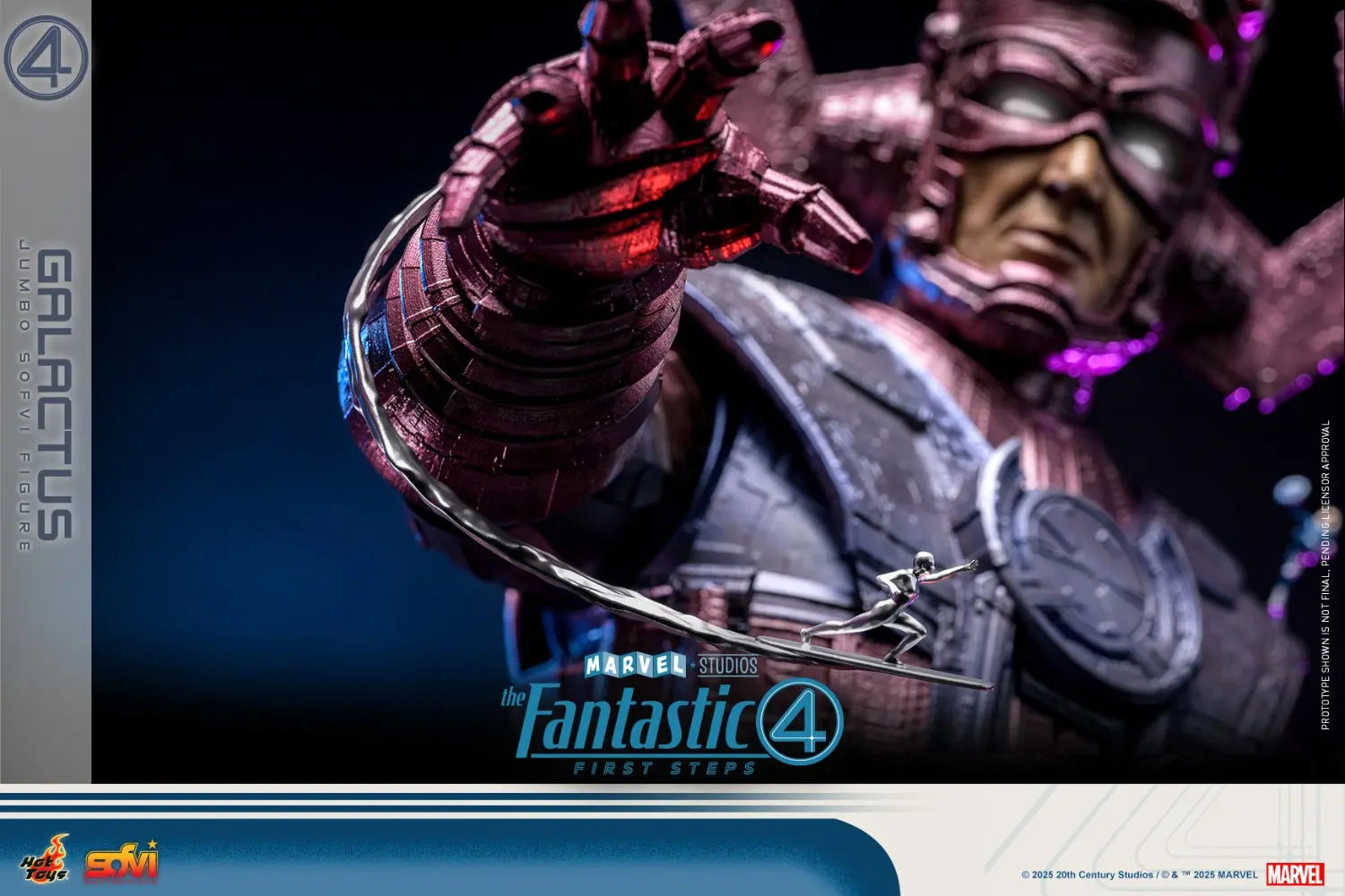 Hottoys - The Fantastic Four: First Steps Galactus Jumbo Sofvi Figure & The Thing 1/6th scale Collectible Figure SMS001J MMS813 (Licensed)