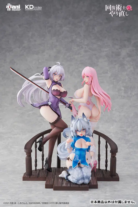 KADOKAWA - KDcolle Redo of Healer -Freia & Kureha & Setsuna - Chinese Dress Ver. 1/7 Complete Figure (Licensed)