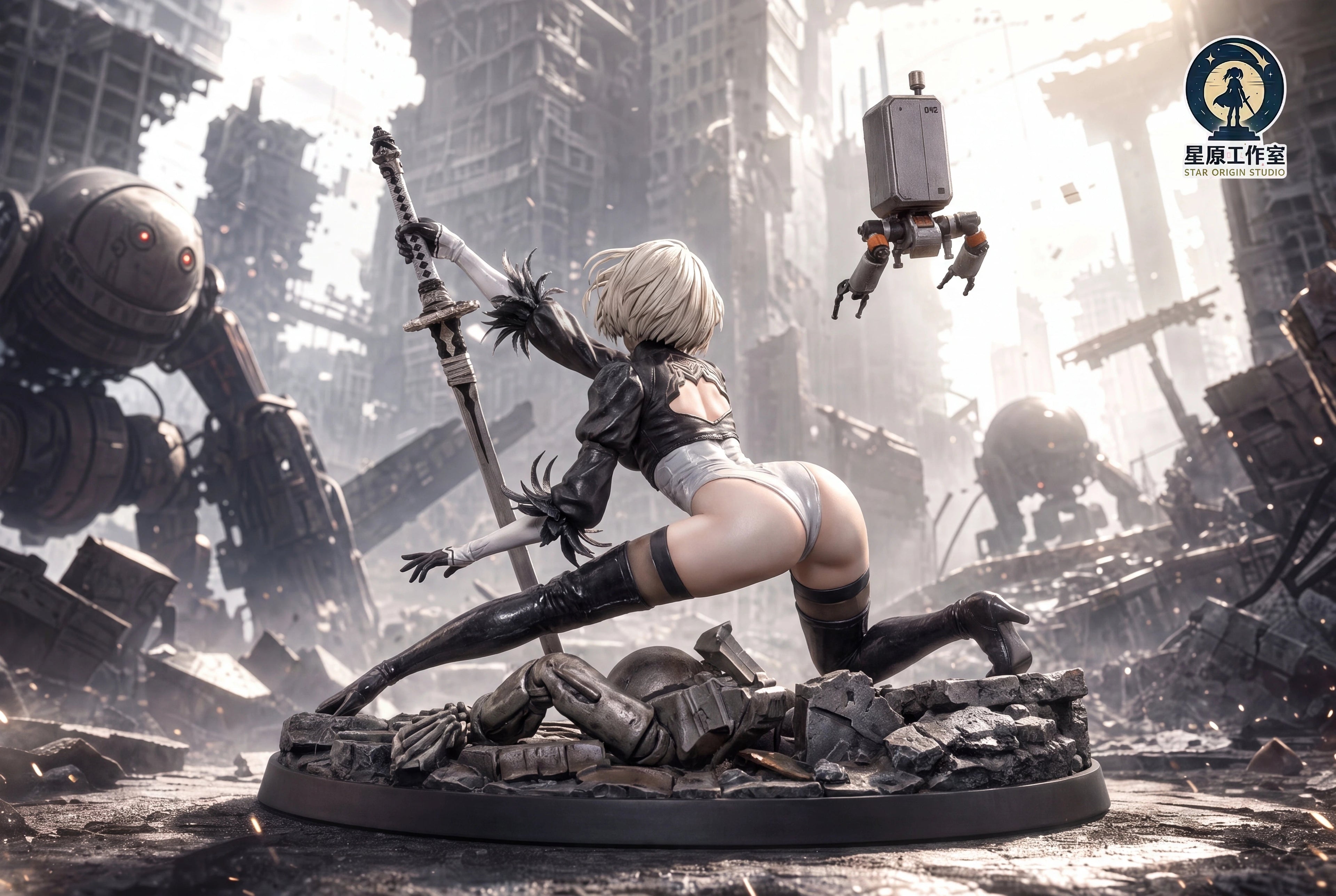 2B Nier Automata figura resina