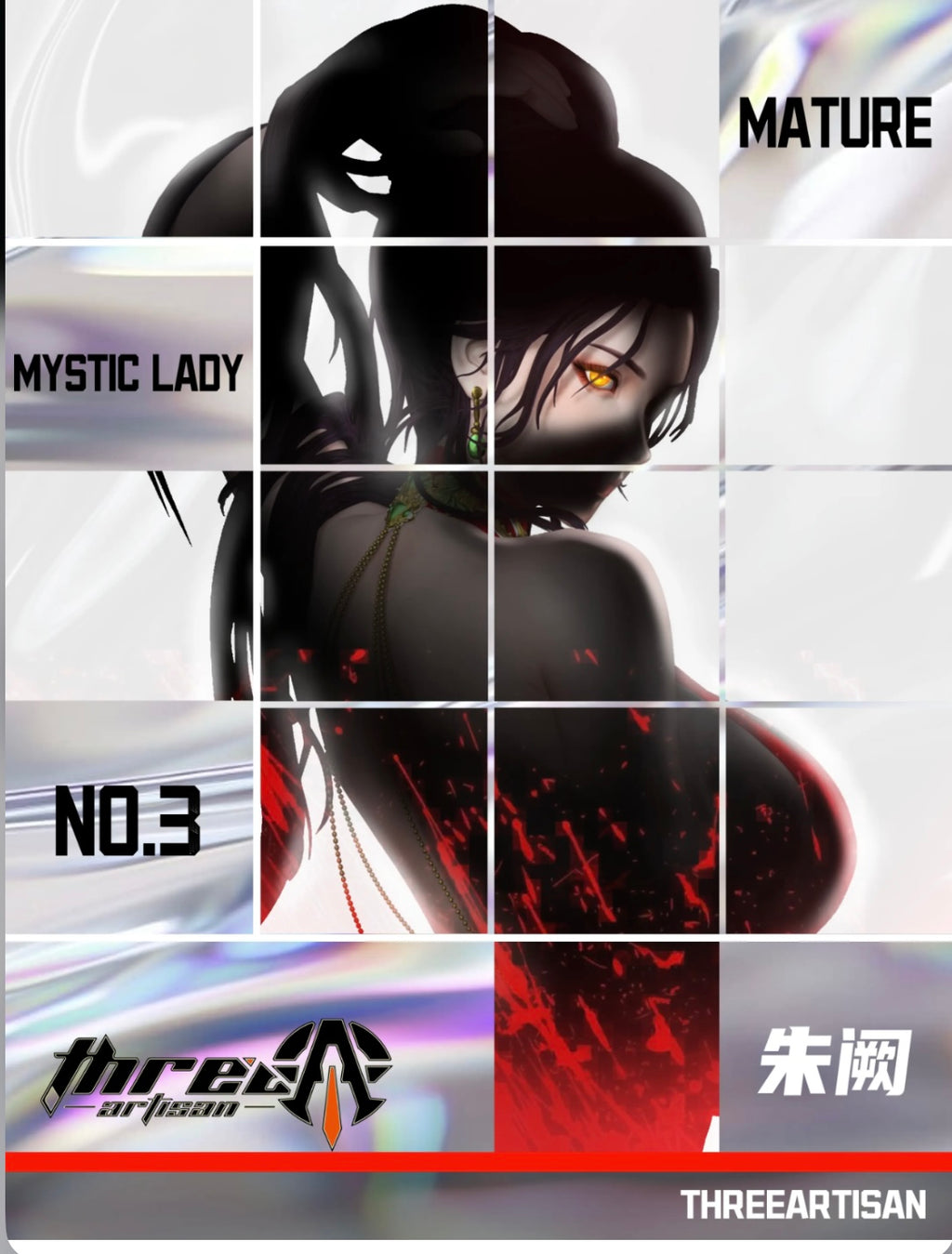 Three Artisan Studio - MYSTIC LADY MATURE Series No. 1 Lamia X No. 2 Bai Ze X No. 3 Zhu Que X No. 4 Ling Xiao 1/4 Statue (Licensed)