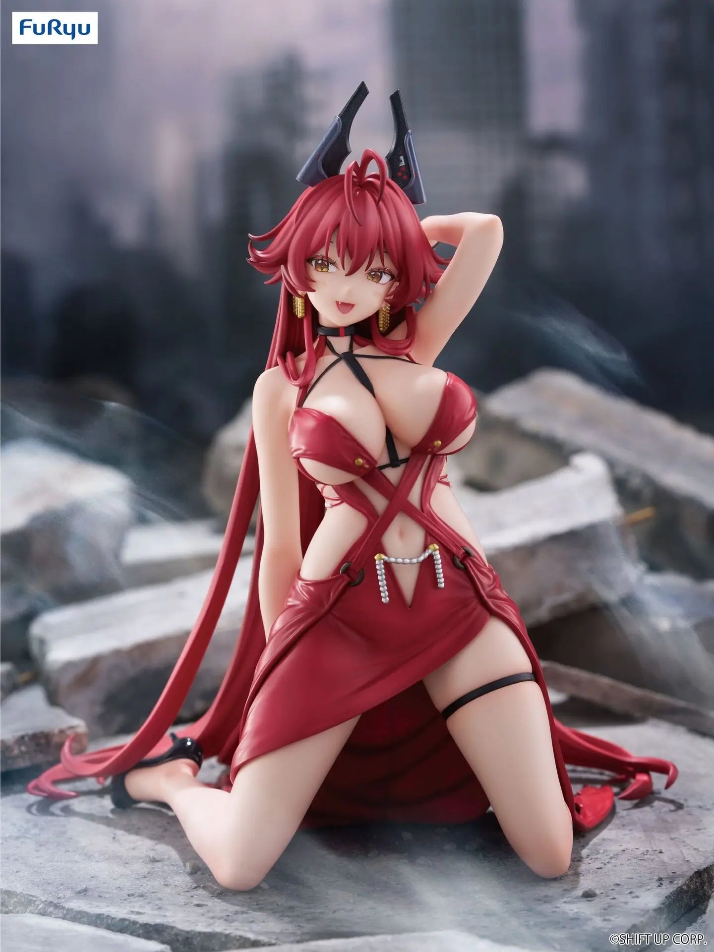 FURYU - Goddess of Victory: Nikke Red Hood Noodle Stopper Figure Nonsense Red (Licensed)