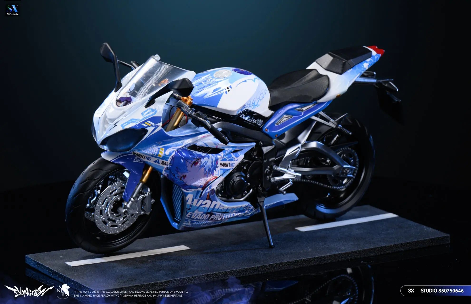 SX Studio - Neon Genesis Evangelion Motorcycle Girl Ayanami Rei