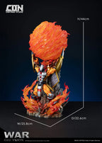 CONTINUE Studio - Digimon Light Sculpture Scene Series #1 War Greymon Gaia Energy Cannon