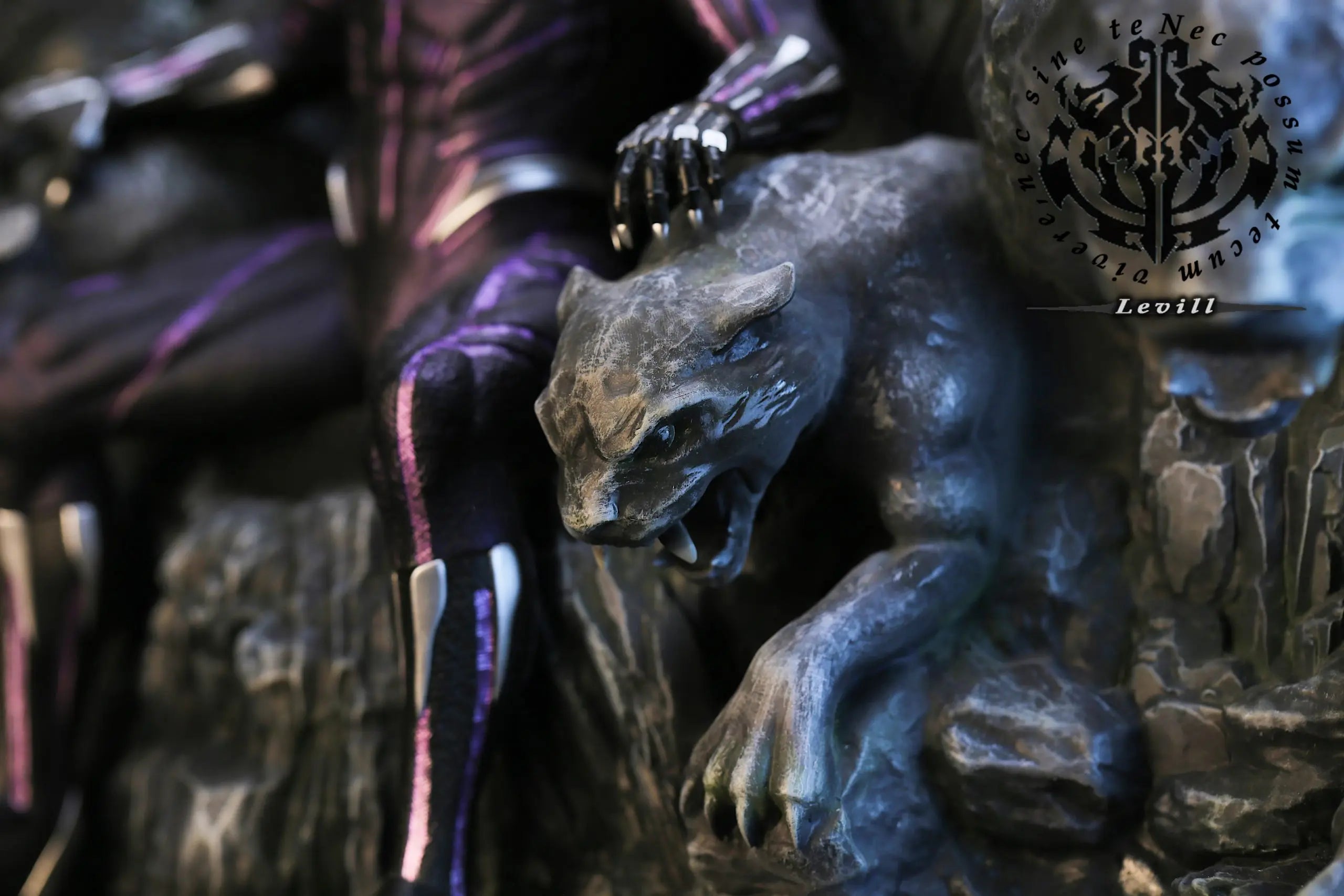 Levill studio - Black Panther on Throne