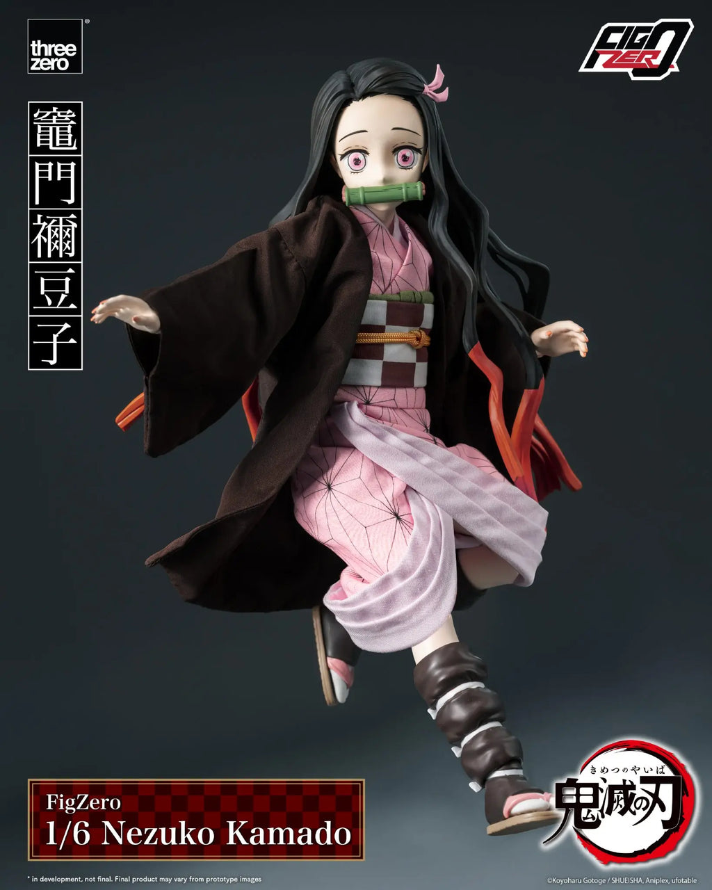 Threezero - Demon Slayer: Kimetsu no Yaiba FigZero 1/6 Nezuko Kamado 3Z06680W0 (Licensed)