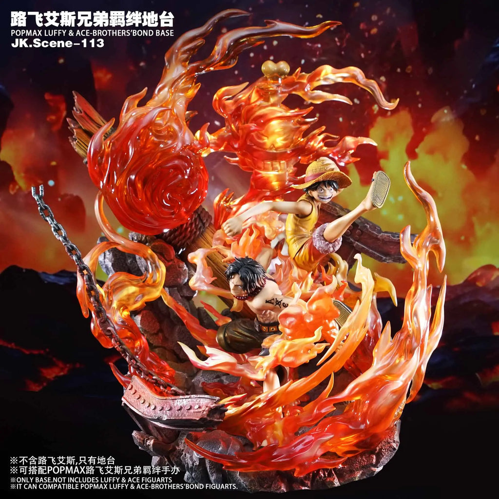 Jacksdo Studio - One Piece POPMAX Luffy and Ace Brothers Bond Platform