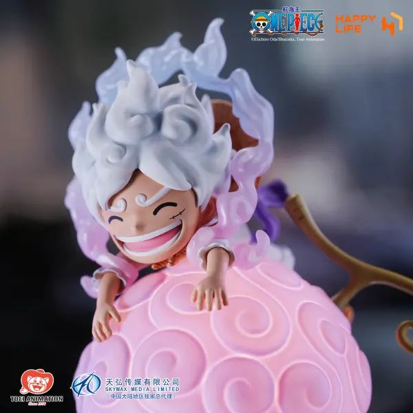 HAPPY LIFE Studio - One Piece Devil Fruit Series LUFFY Gear5 Voice-Activated Night Lamp (Licensed)