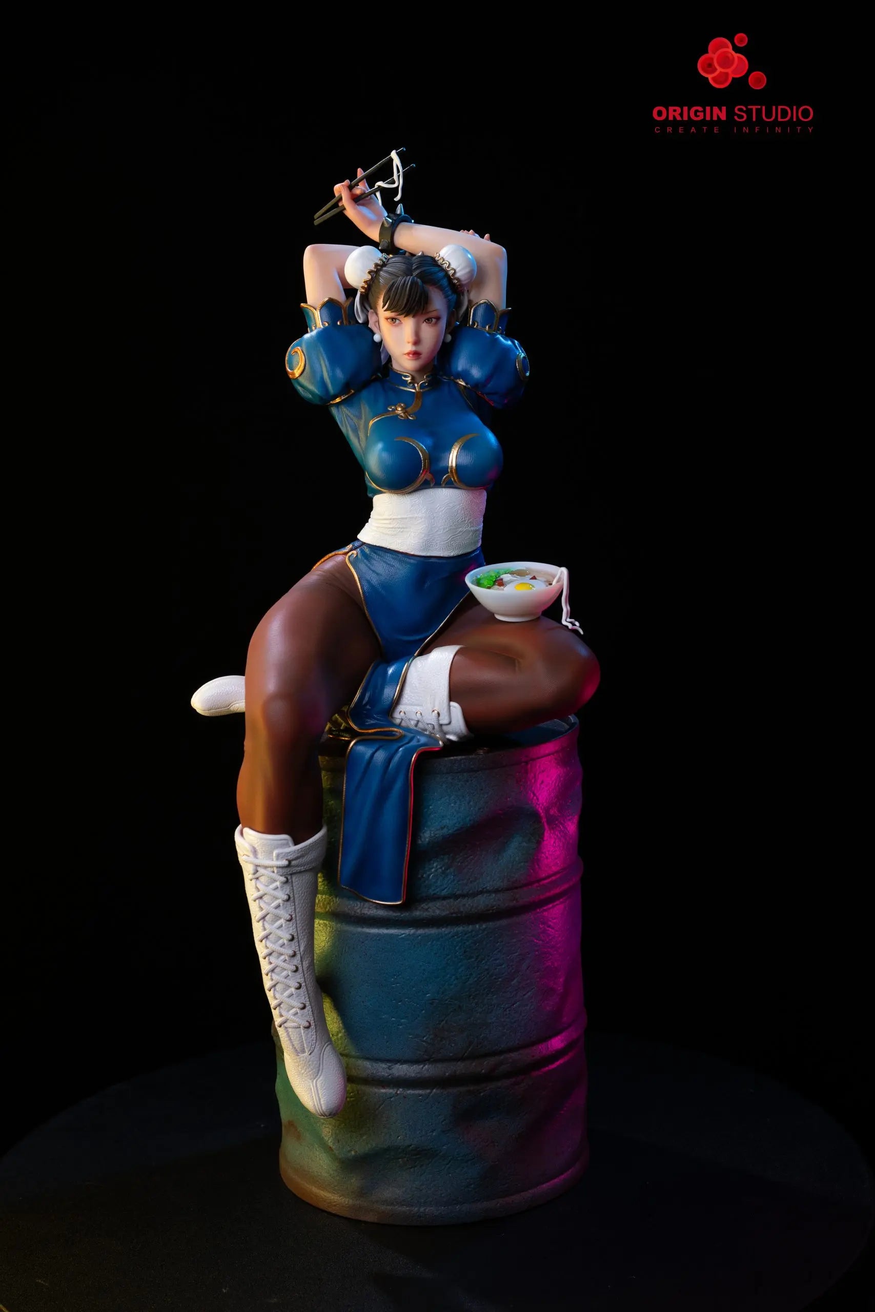 ORIGIN Studio - King of Fighters Light Statue of a Female Fighter Chun
