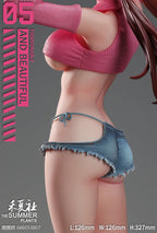 THE SUMMER PLANTS Studio - Summer Girlfriend Series Classmate Mari Makinami Illustrious Neon Genesis Evangelion