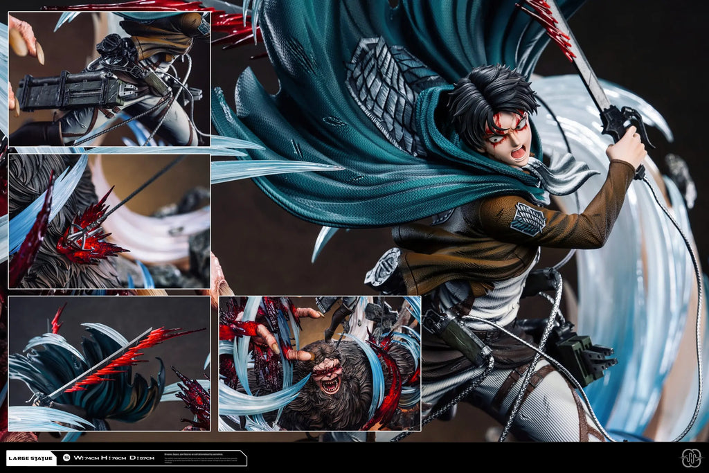 Hertz Studio - Attack on Titan 2.0 Ackerman Levi vs Zeke
