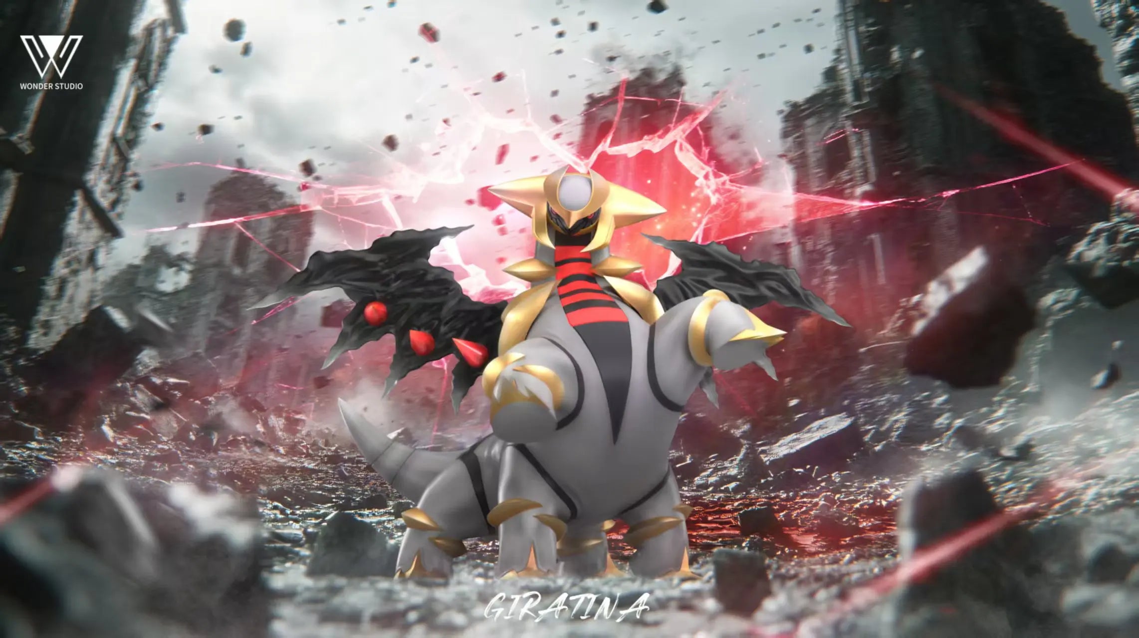 Wonder Play Studio - Pokémon Ghost Dragon Giratina Origin Forme
