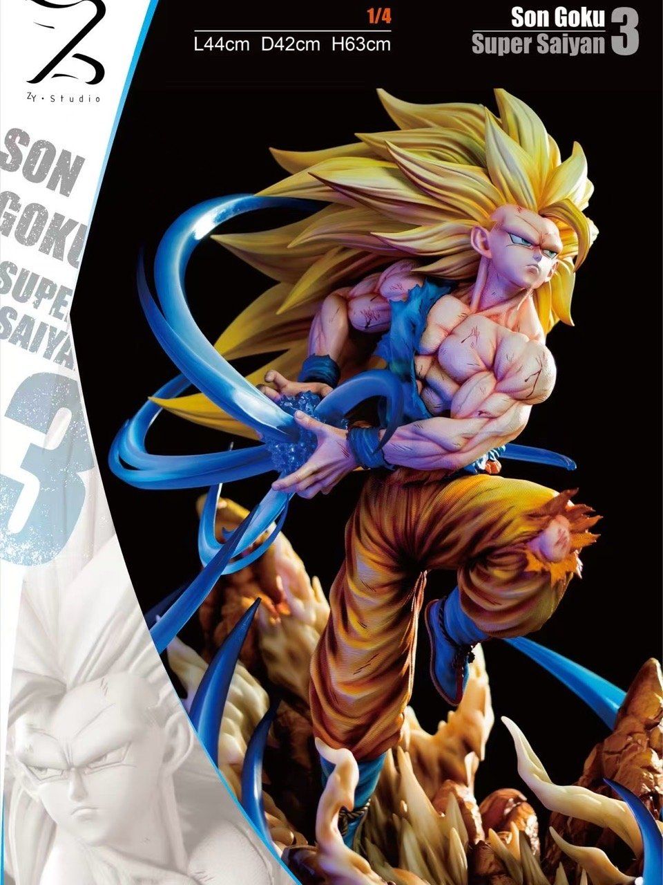 ZY Studio X Poker Monster Studio - Super Saiyan 3 Dragon Ball