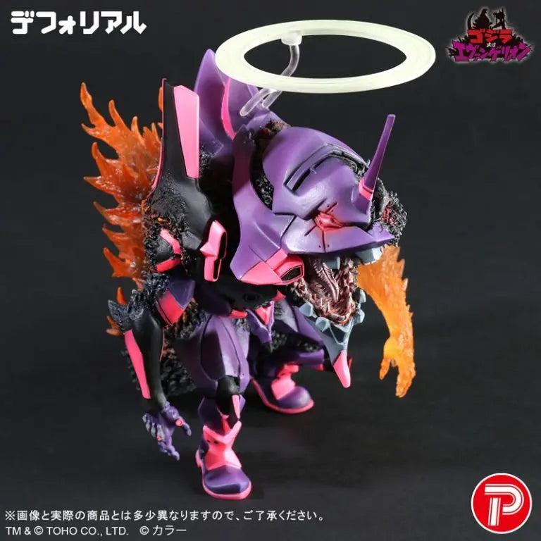 X-PLUS PLEX Studio - Deforeal Evangelion EVA-01 Burning "G" Awaken Form Complete Figure 411-200441C (Licensed)