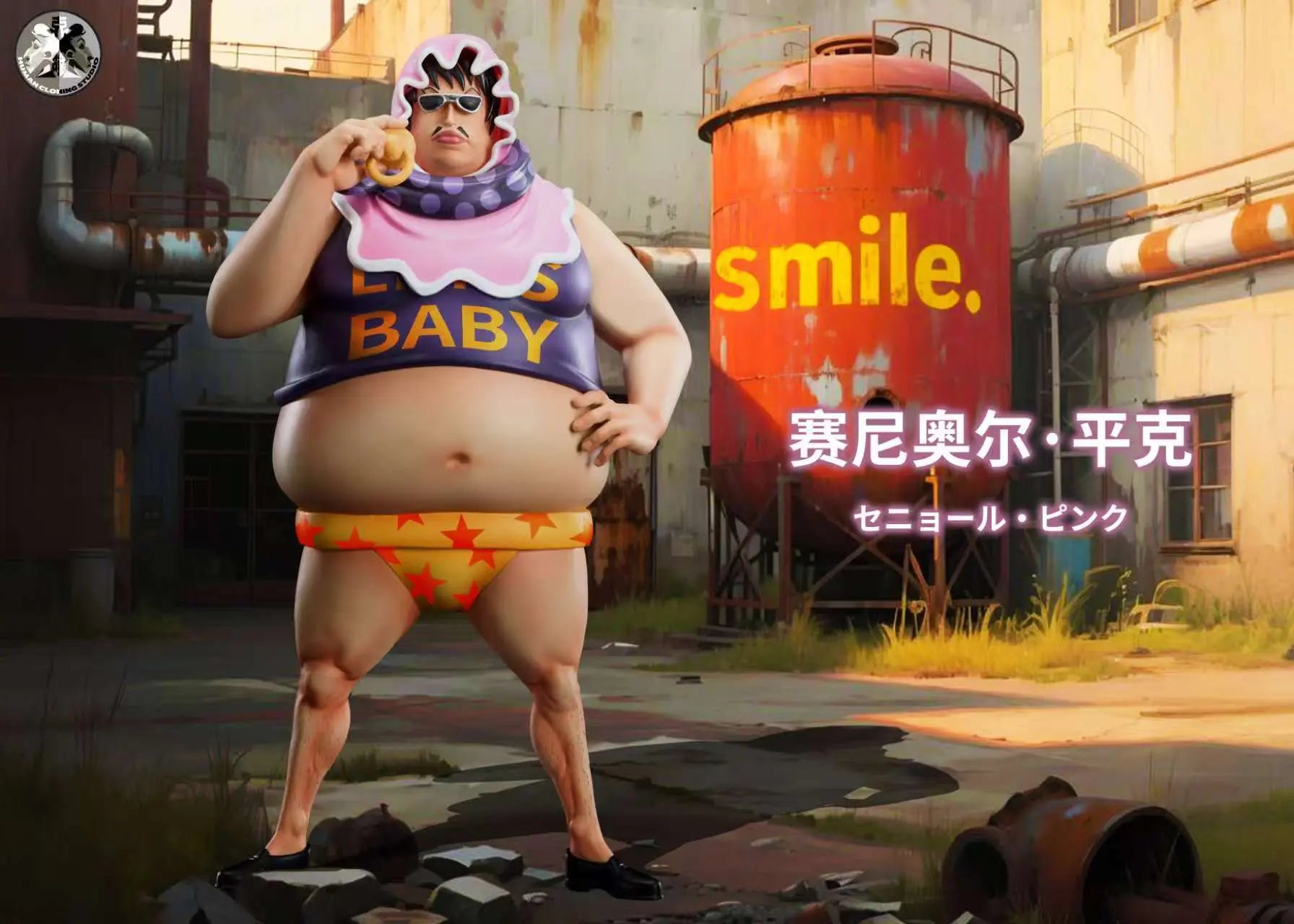 Clone Studio - One Piece Donquixote Pirates Buffalo & Baby-5 & Senor