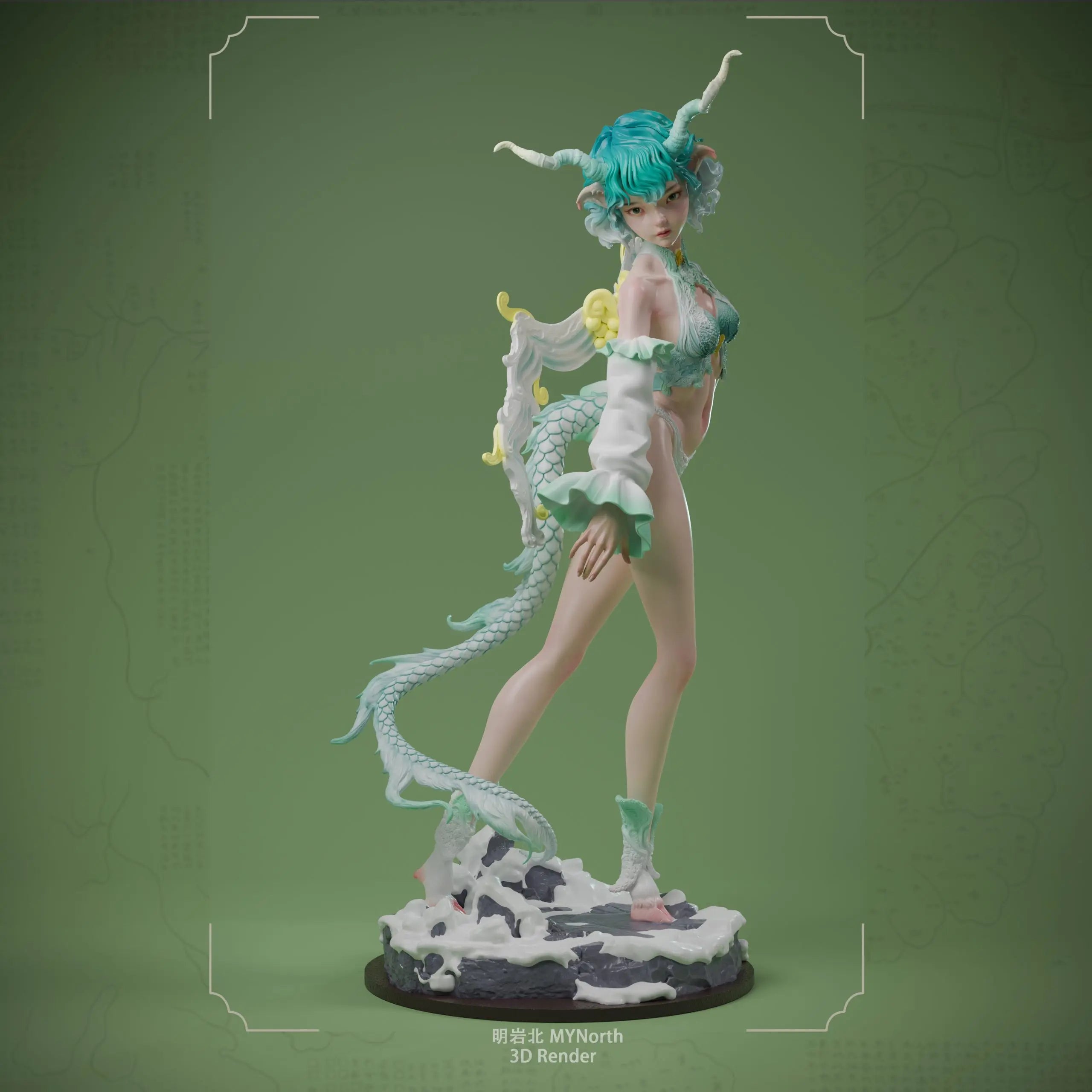 ZN Studio - Original Shanhai Bai Ze White Model Kit