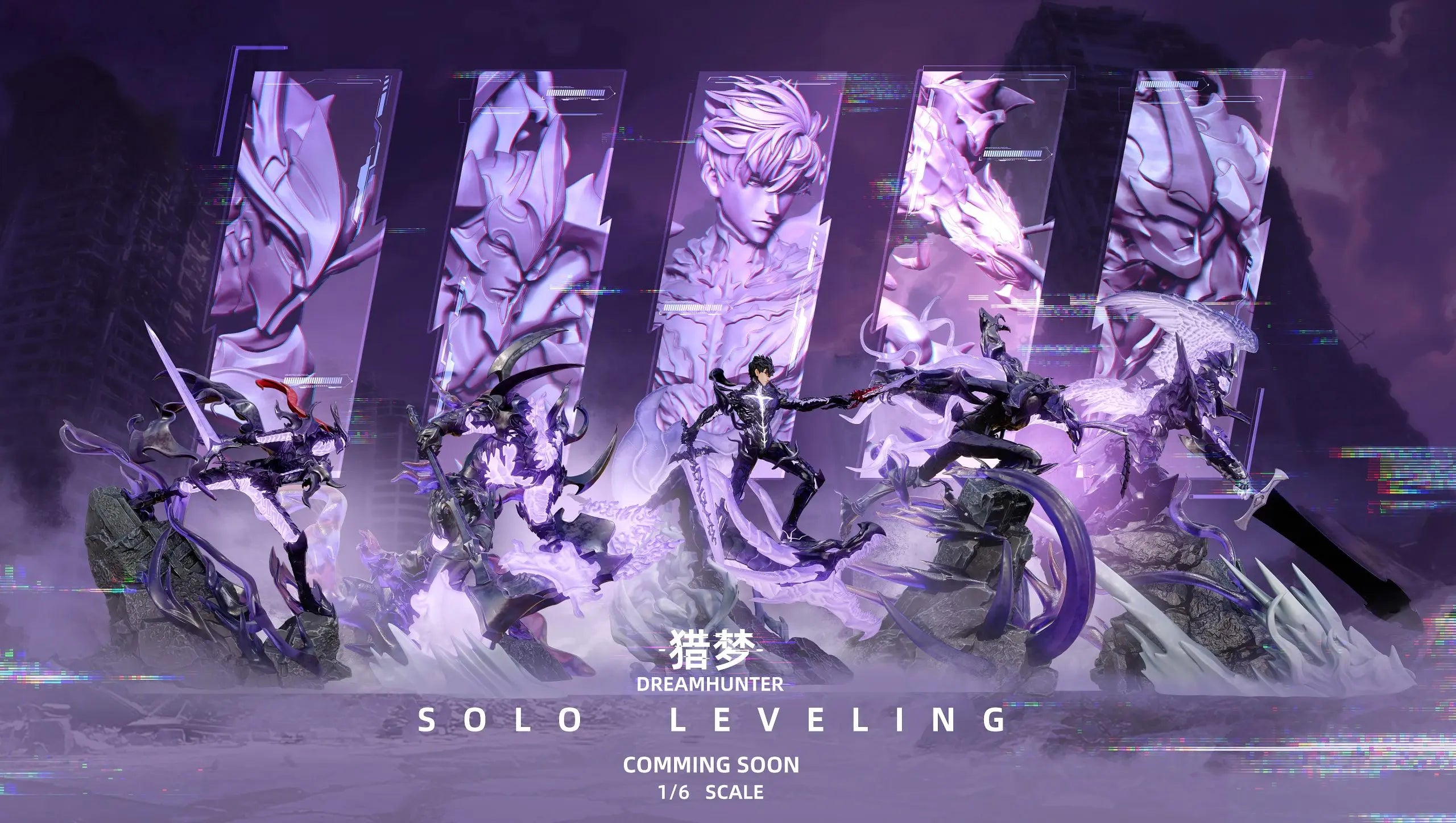 DREAM HUNTER Studio - Solo Leveling Statue Series Sung Jin-Woo & Bellion & Igris & Beru & Iron