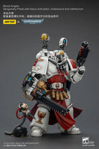 JOYTOY - Blood Angels Sanguinary Priest with heavy bolt pistol, chainsword and narthecium (Licensed)
