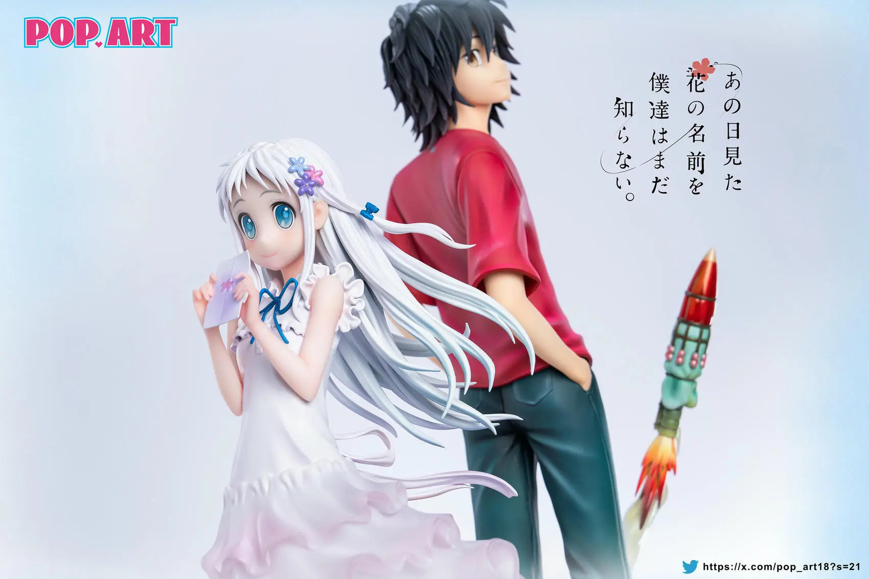POP.ART Studio - Anohana: The Flower We Saw That Day Menma & Jintan
