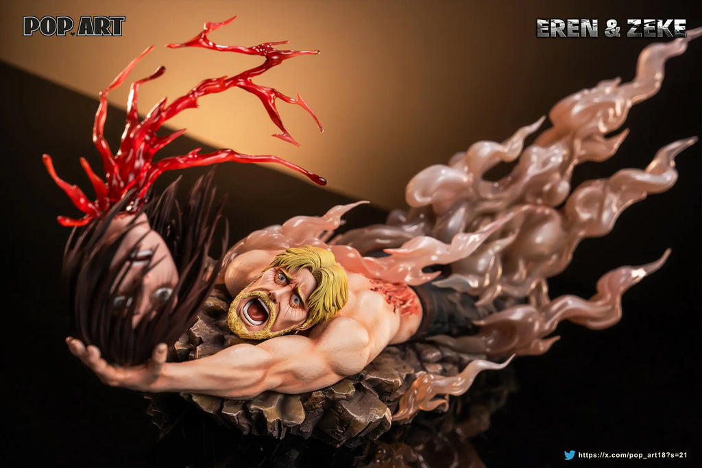 POP.ART Studio - Attack on Titan Catch The Head Eren & Zeke