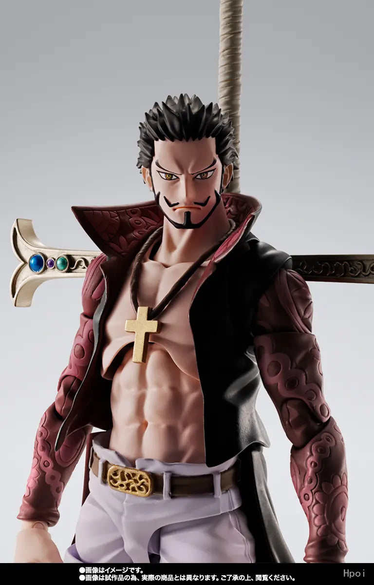 BANDAI - One Piece S.H.Figuarts Dracule Mihawk Hawkeye (Licensed)