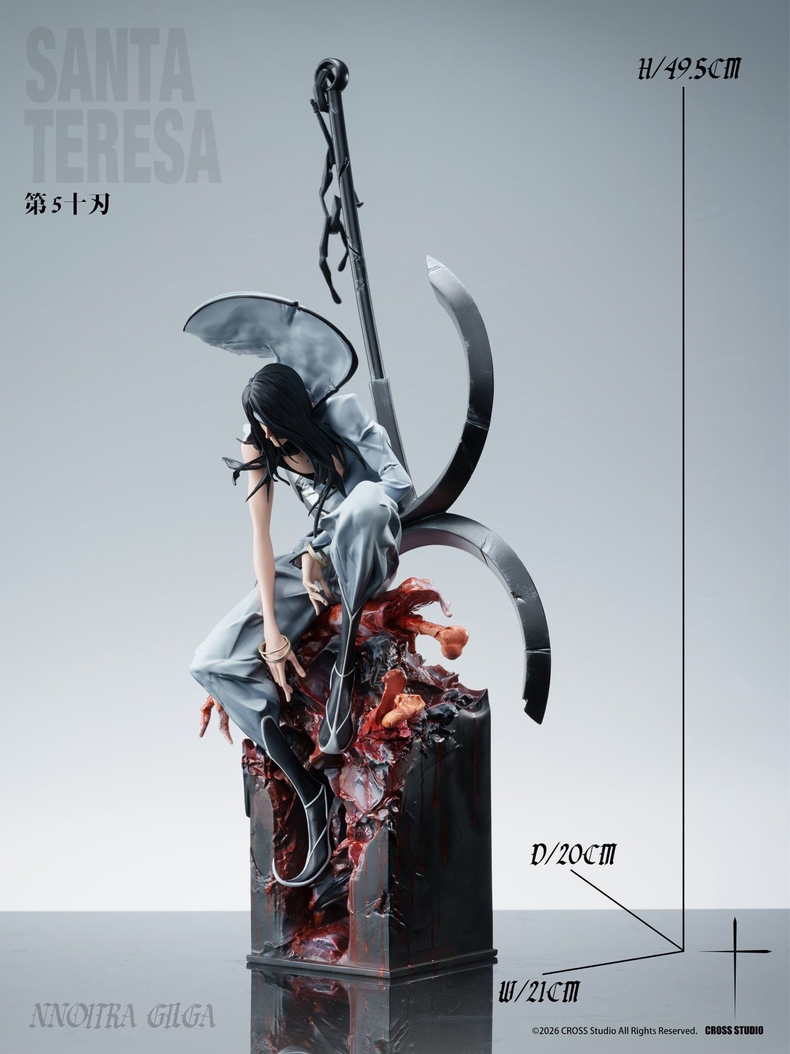 Nnoitra Gilga Bleach figura resina