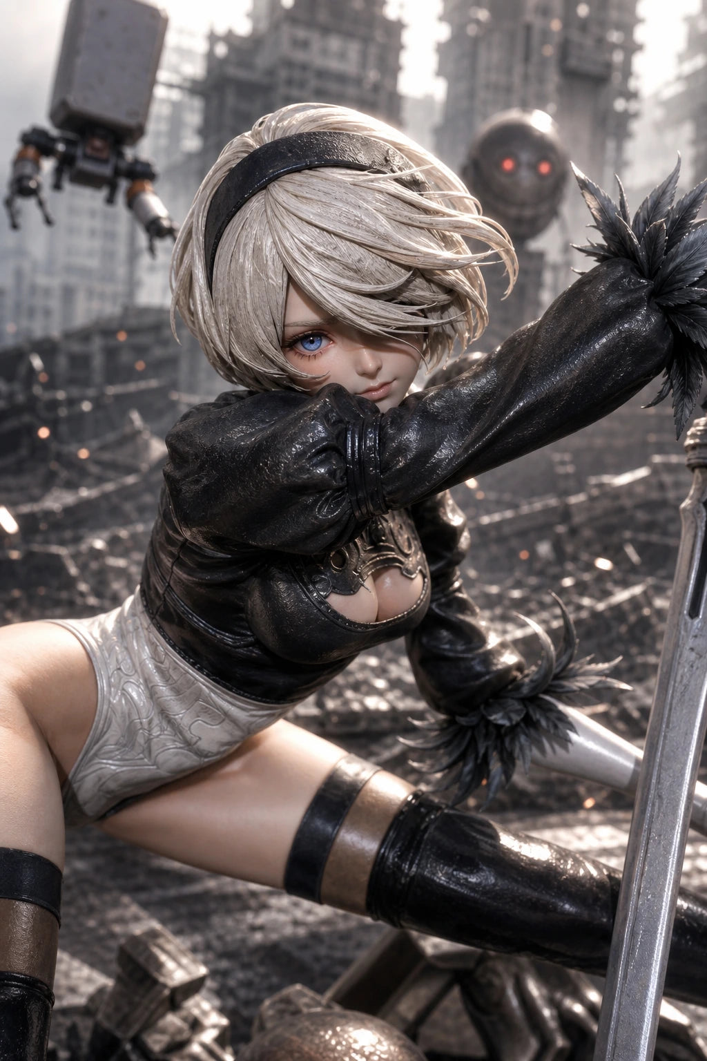 2B Nier Automata figura resina
