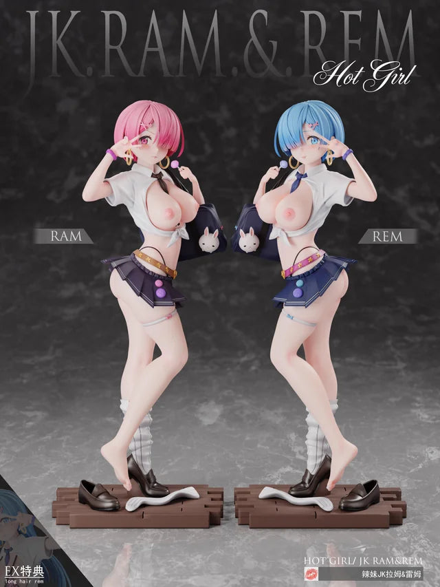 Thistles and thorns Studio - ReZERO - Starting Life Gyaru JK Rem & Ram