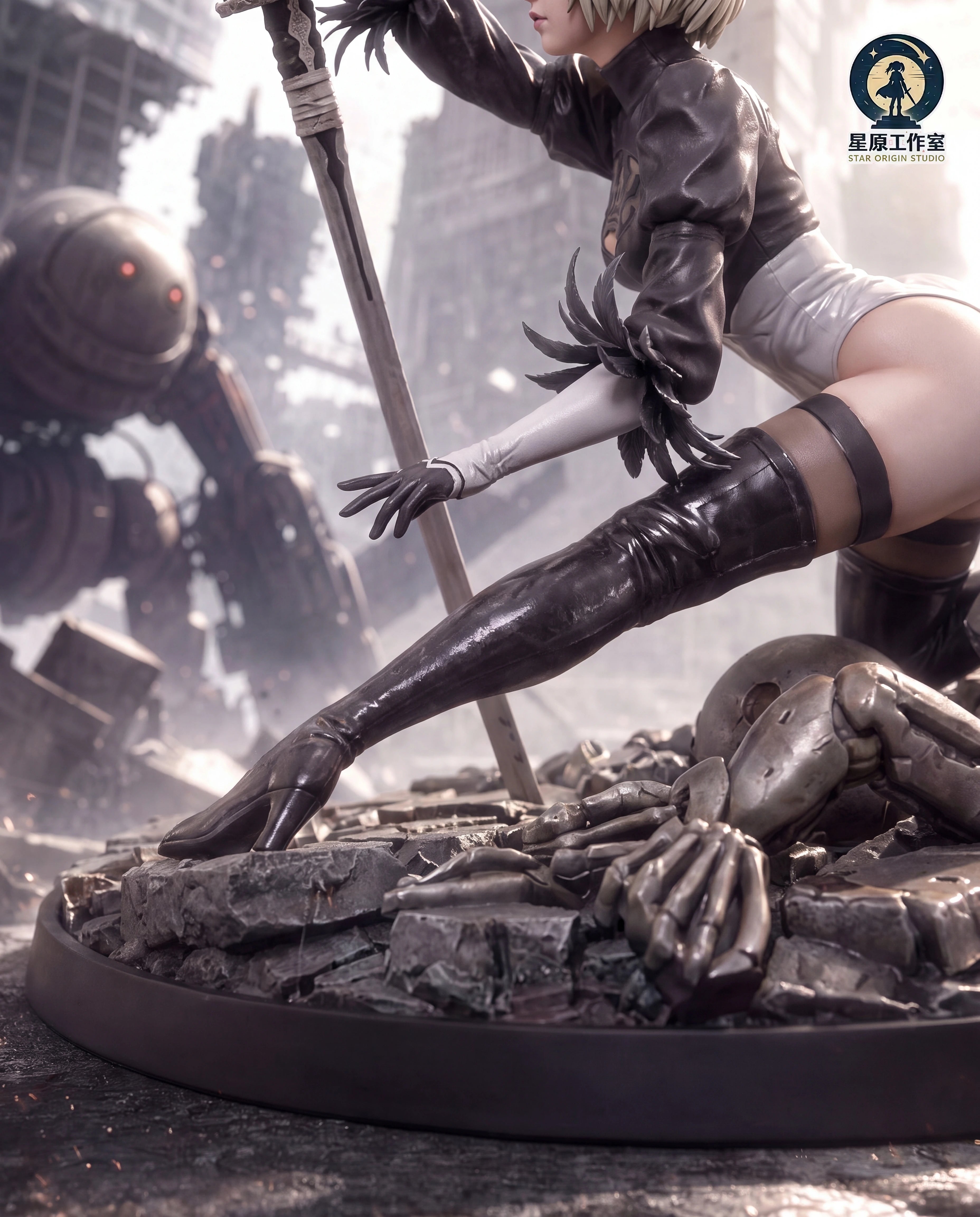 2B Nier Automata figura resina