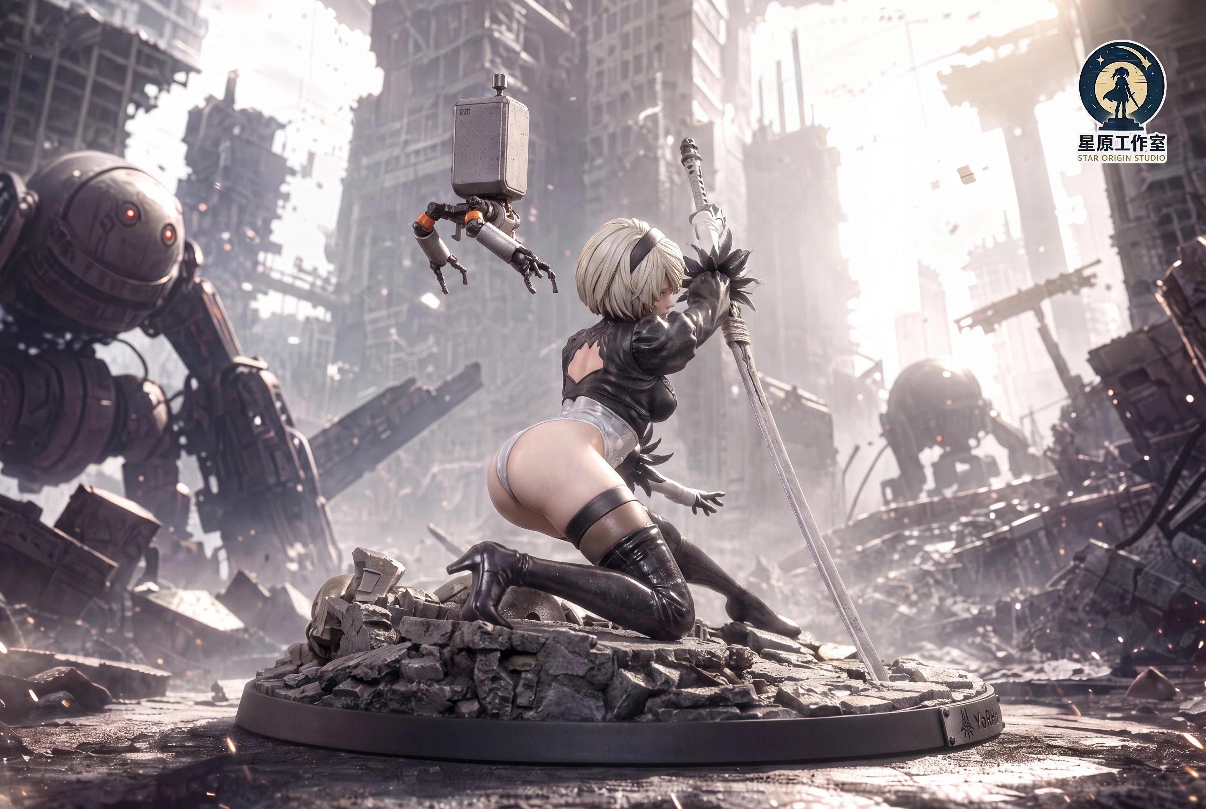 2B Nier Automata figura resina