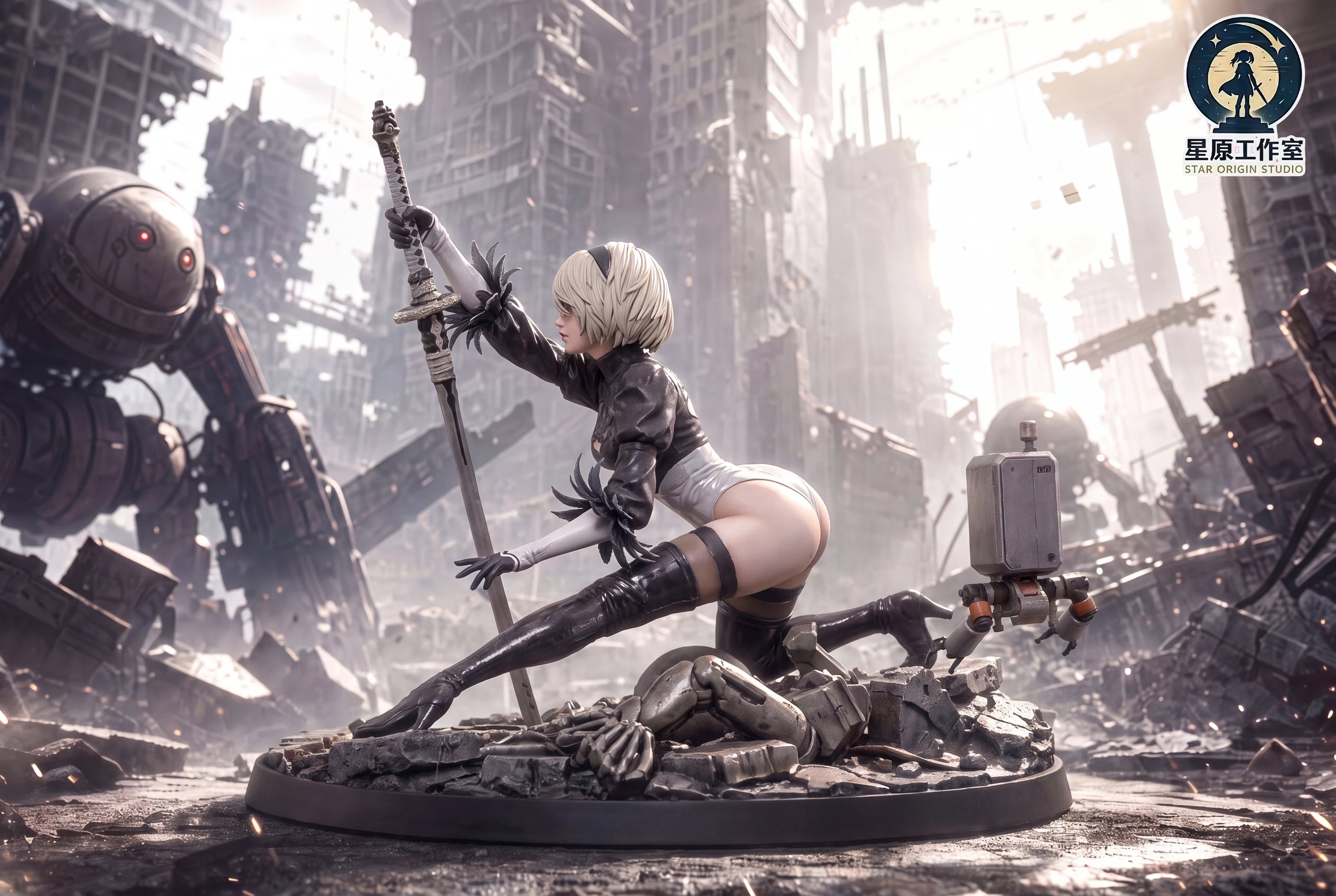 2B Nier Automata figura resina