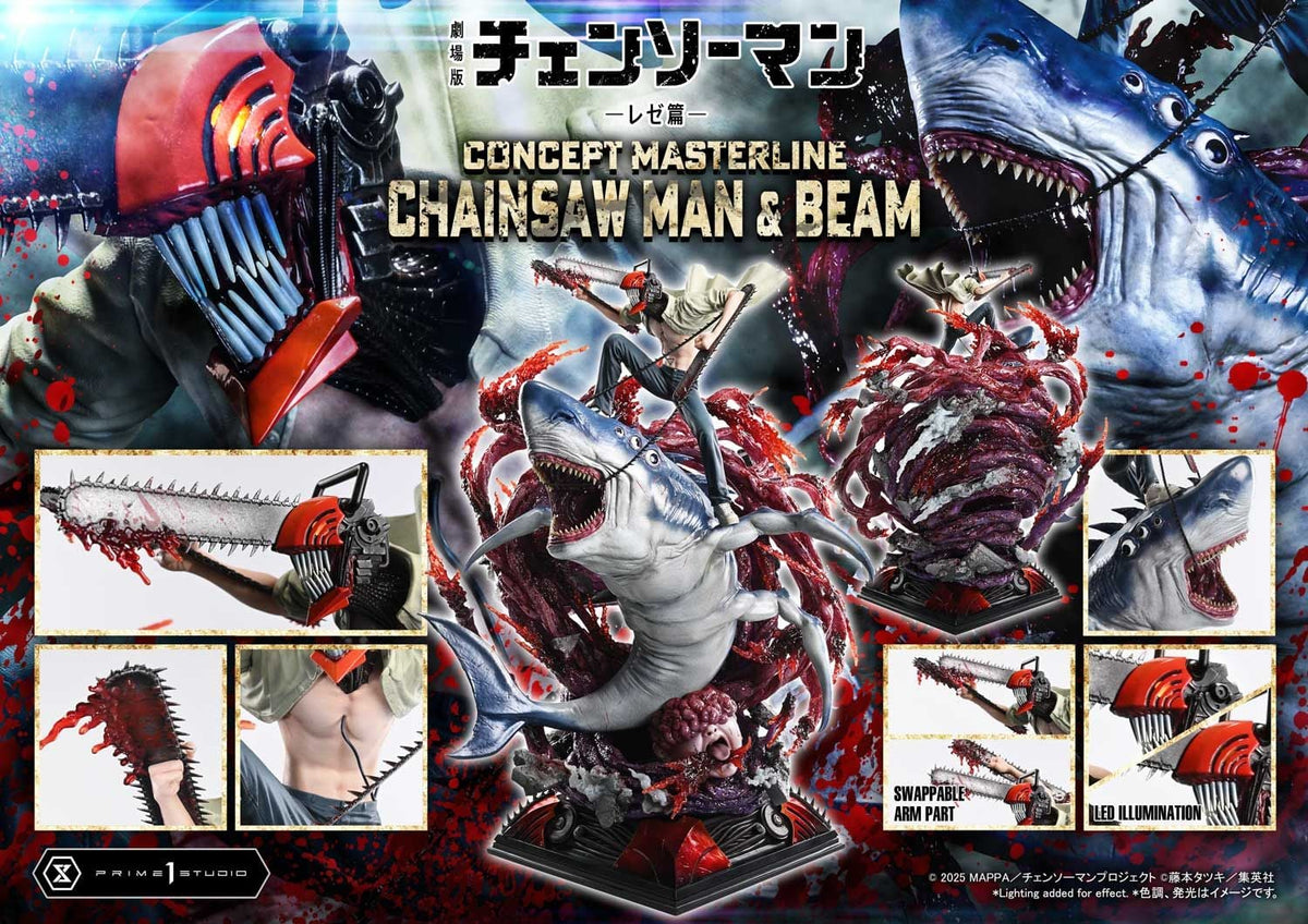 Prime 1 Studio - Chainsaw Man &amp; Beam Chainsaw Man