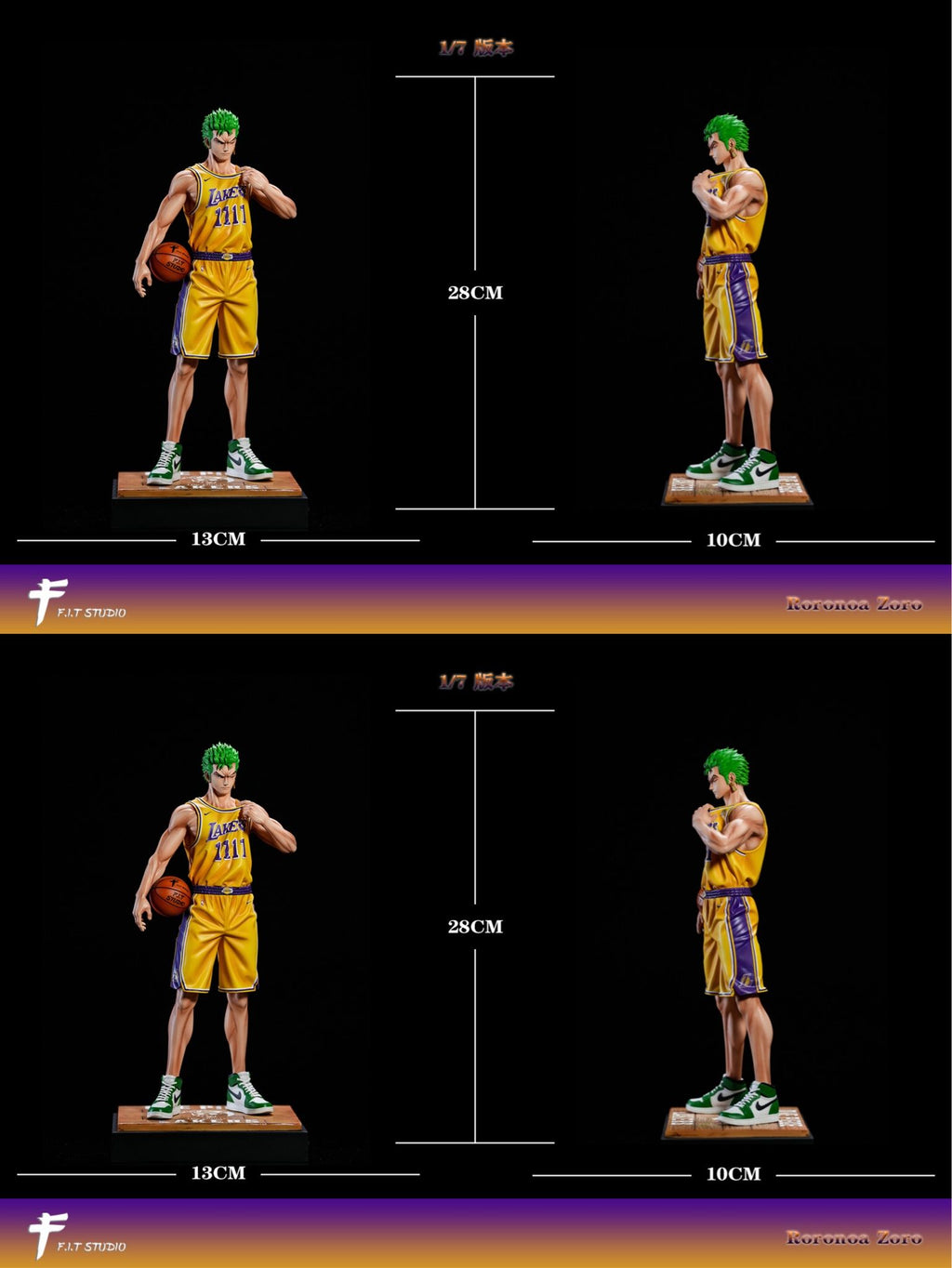 F.I.T Studio - One Piece NBA All Star Series Roronoa Zoro
