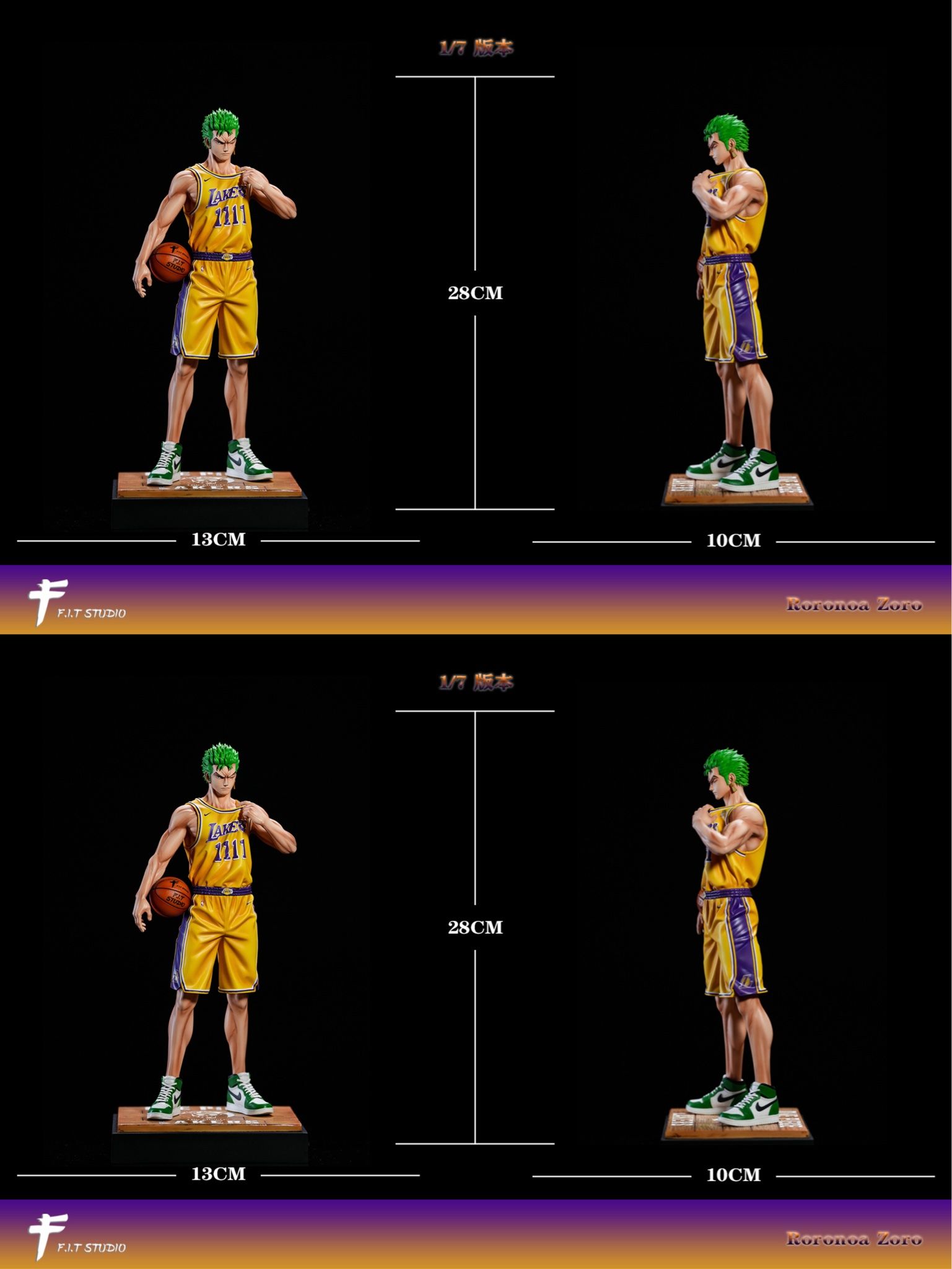 F.I.T Studio - One Piece NBA All Star Series Roronoa Zoro