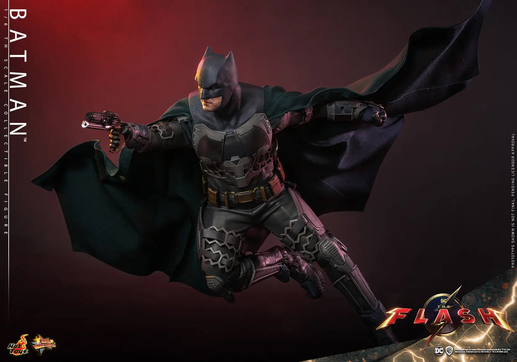 Hottoys - The Flash - Batman and Batcycle - 1/6th Scale MMS703 MMS704 MMS705 (Licensed)