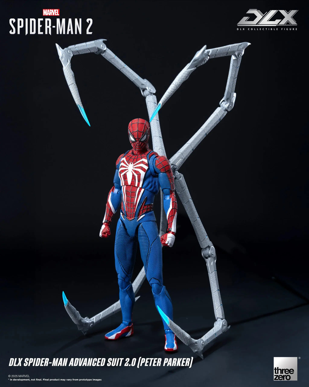 Threezero - Marvel’s Spider-Man 2 DLX Spider-Man Advanced Suit 2.0 (Peter Parker) (Licensed)
