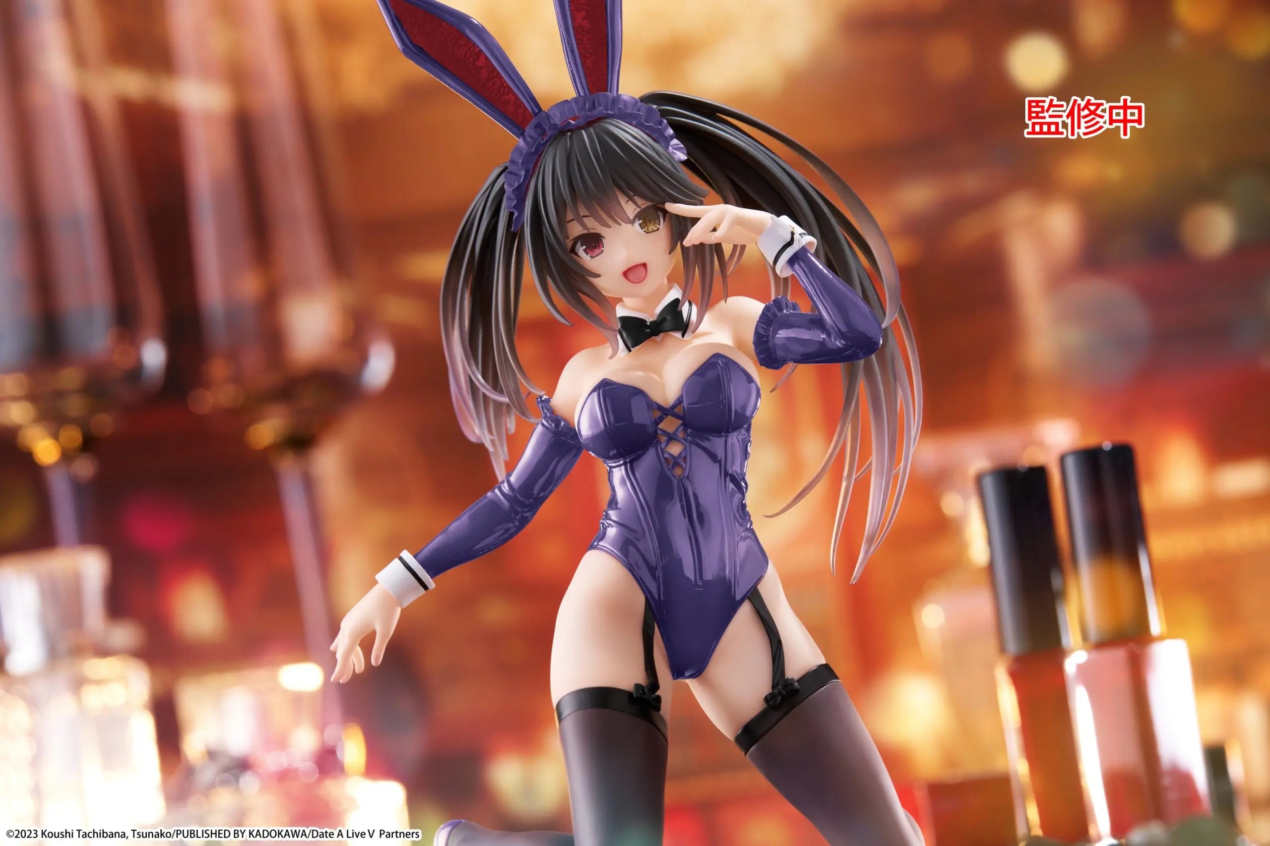 Taito - Date A Live V Desktop Cute Figure Kurumi Tokisaki (Bunny Ver.) Renewal (Licensed)